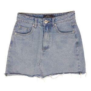 Made For A Restless Generation Factorie Australia 26" Denim Jean Mini Skirt